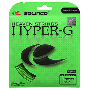솔린코 Hyper-G 하이퍼지스트링 12m Set 굵기 1.15mm 1.20mm 1.25mm 녹색 형광연두 하이퍼G SOLINCO TENNIS STRING YELLOW GREEN